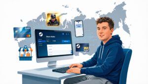 Как пополнить Steam с помощью официального сервиса